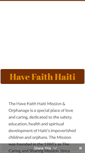 Mobile Screenshot of havefaithhaiti.org